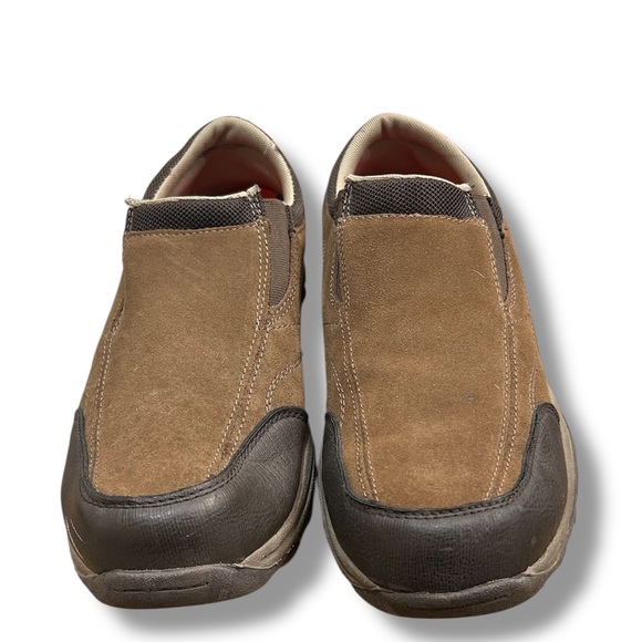 Wrangler Brown and Black Men's Slip-On Loafers - Picture 3 of 5